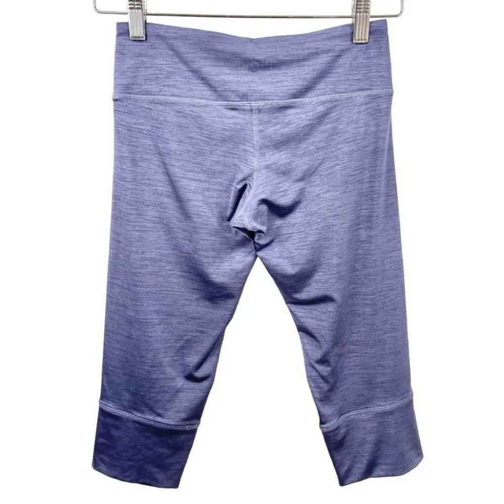 Lululemon Capri Heathered Water Drop Midrise Legging Size XS